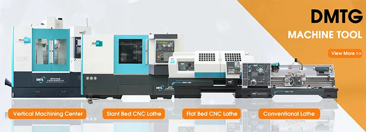 Dmtg Cke6150z Horizontal Small Flat Bed Metal Turning Bench Lathe Machine Center Slant Bed CNC Lathe