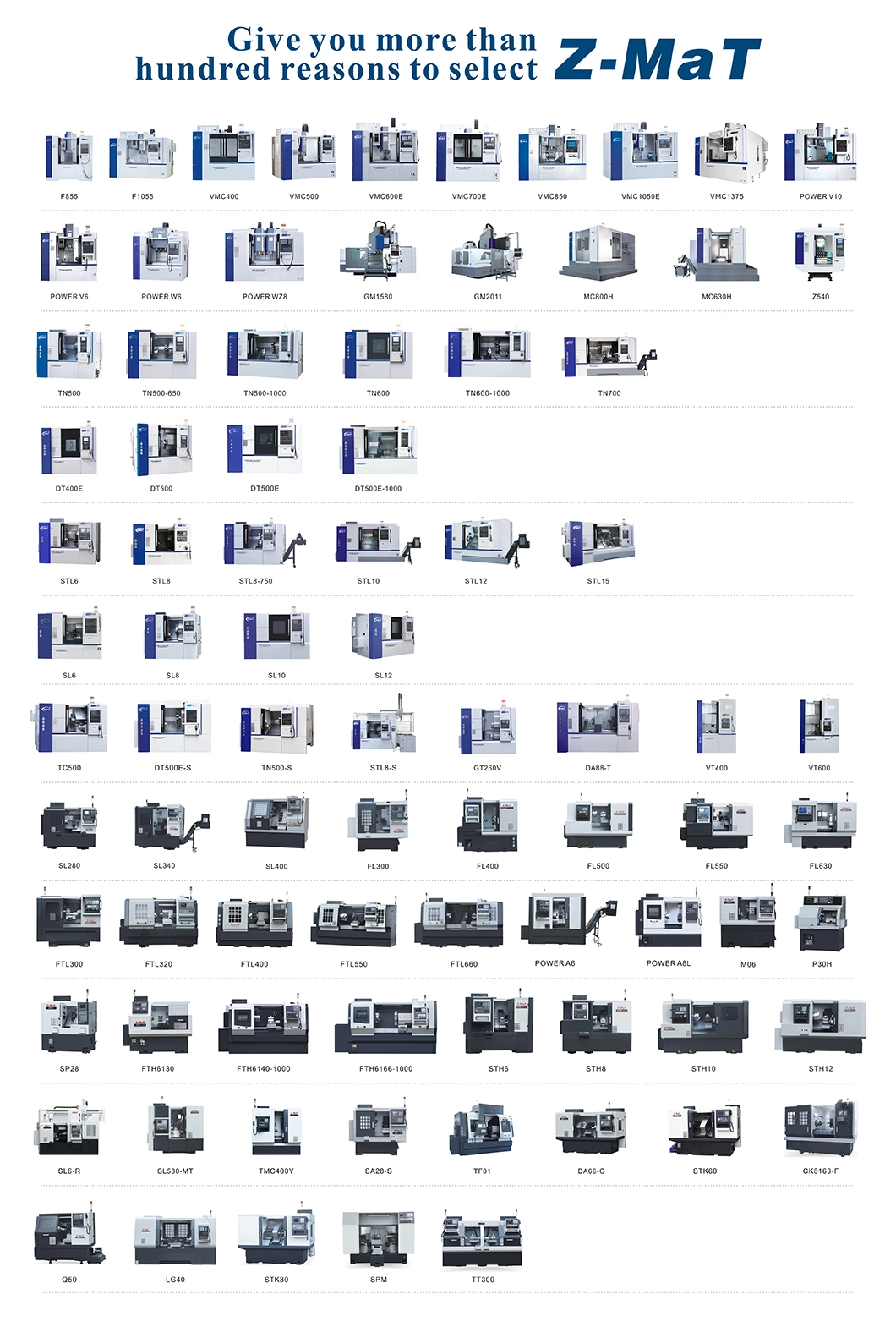 Slant Bed CNC Machine/CNC Turning Lathe/Precision Bench Lathe/CNC Turning Machine (Z-MaT DT500E )