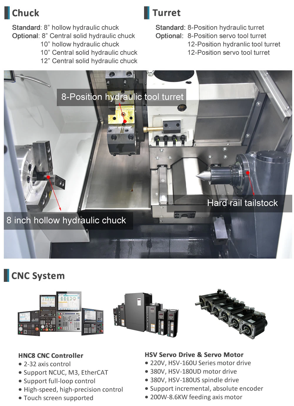 500mm Horizontal 35 Degree Incline Slant Bed Small Wheel Making Mini Metal CNC Lathe Machine for Shaft Turning