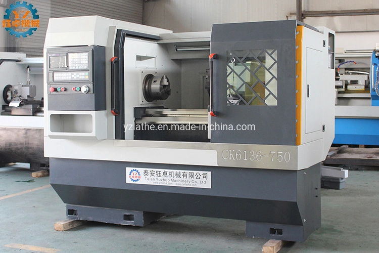 Ck6136 Ck6136A-1 Flat Bed Slant Bed High Precision Low Price CNC Turning Metal Lathe Machine