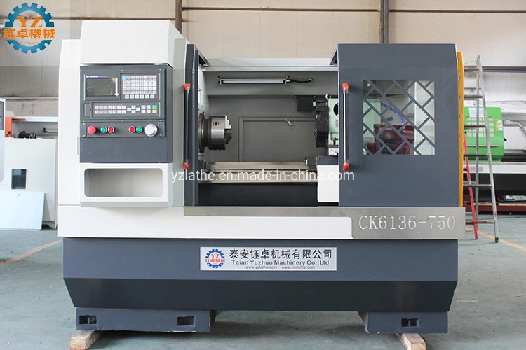 Ck6136 Ck6136A-1 Flat Bed Slant Bed High Precision Low Price CNC Turning Metal Lathe Machine