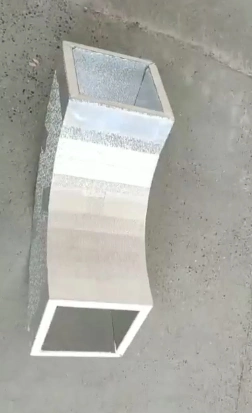 Предварительно изолированная машина для нарезки канавок сэндвич-панелей для резки прямых круглых воздуховодов